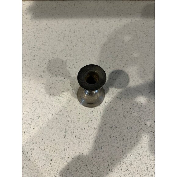 VINTAGE ~SILVER PLATED ON SOLID‎ BRASS [ BELL & CANDLE HOLDER - Picture 5 of 5